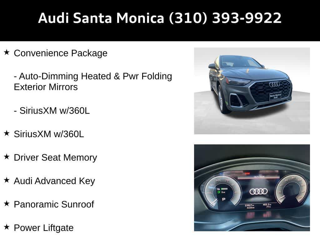 used 2023 Audi Q5 e car, priced at $33,477