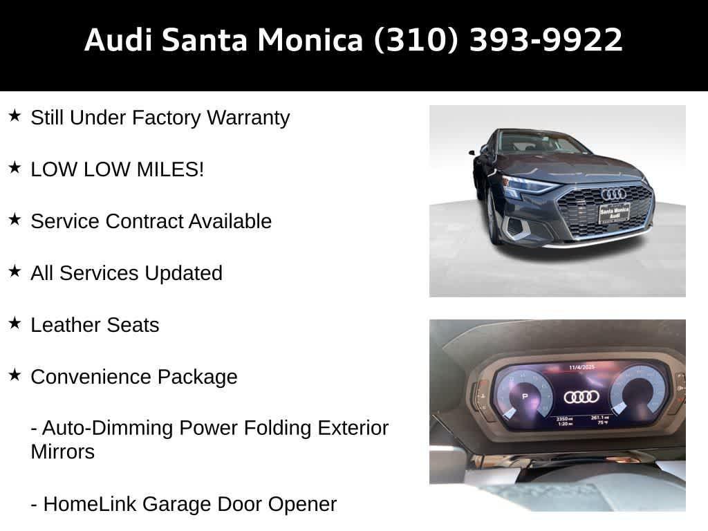 used 2024 Audi A3 car, priced at $28,404