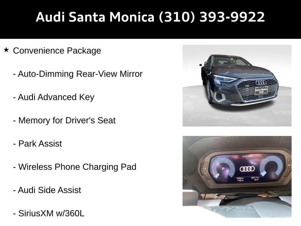 used 2024 Audi A3 car, priced at $28,404