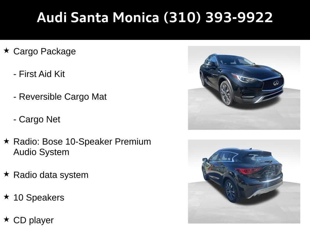 used 2018 INFINITI QX30 car, priced at $16,998