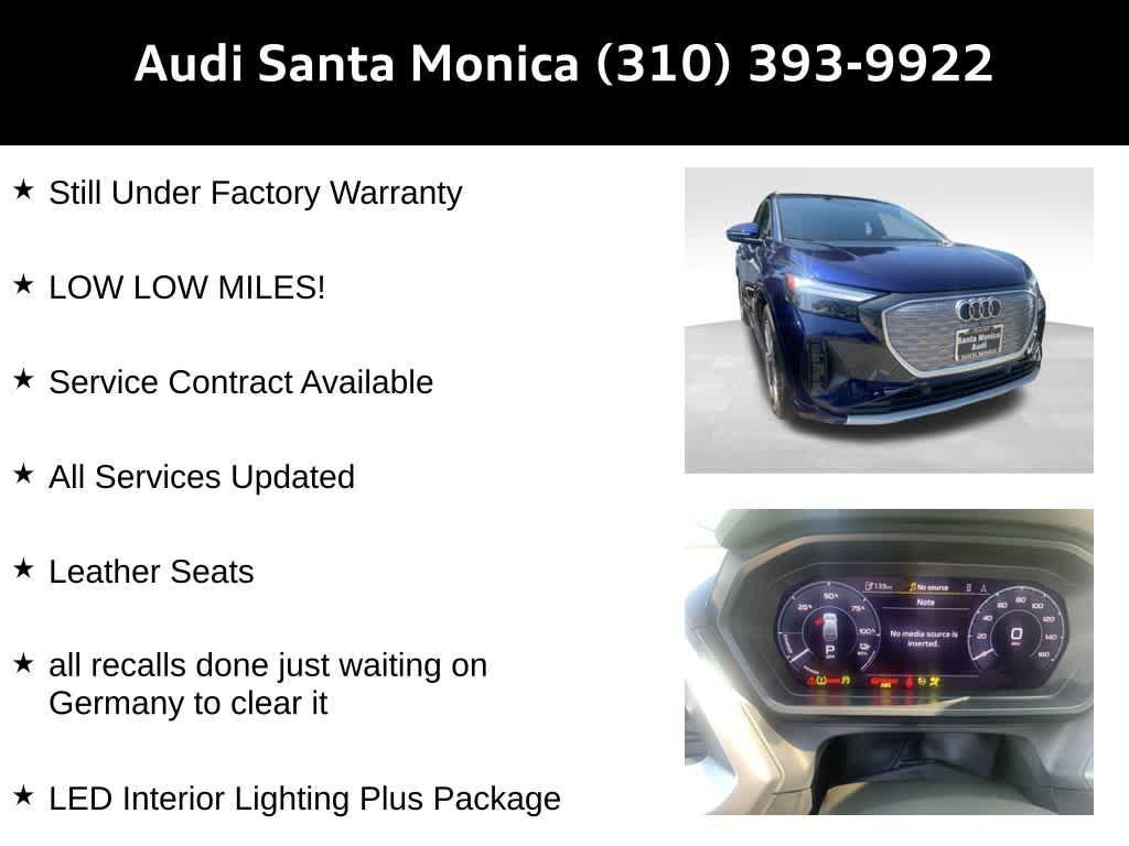 used 2023 Audi Q4 e-tron car, priced at $24,807