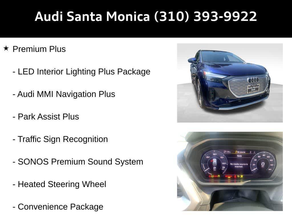 used 2023 Audi Q4 e-tron car, priced at $24,807