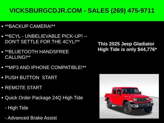 new 2025 Jeep Gladiator car, priced at $44,776