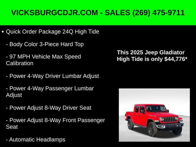 new 2025 Jeep Gladiator car, priced at $44,776