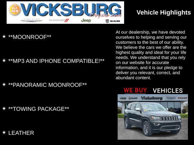 used 2019 Jeep Grand Cherokee car, priced at $15,553