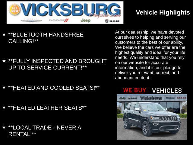 used 2019 Jeep Grand Cherokee car, priced at $15,553