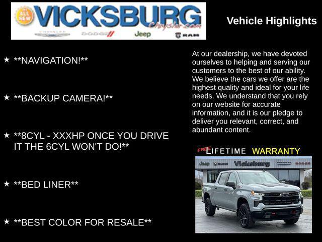 used 2024 Chevrolet Silverado 1500 car, priced at $52,795