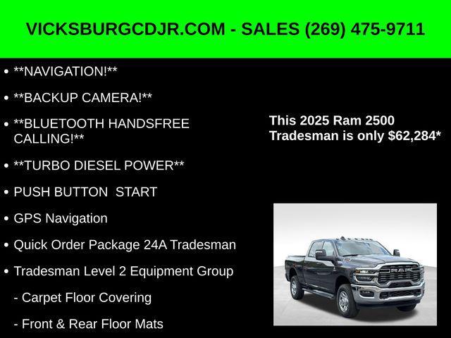 new 2025 Ram 2500 car, priced at $62,284