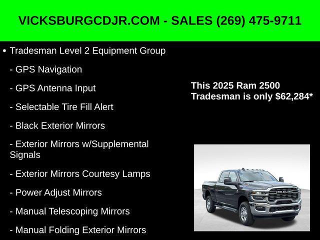new 2025 Ram 2500 car, priced at $62,284
