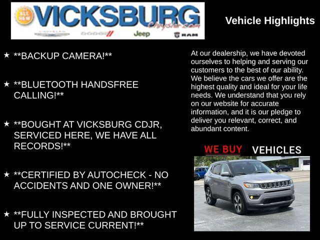 used 2018 Jeep Compass car, priced at $11,905