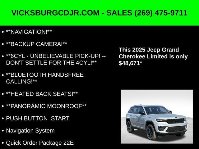 new 2025 Jeep Grand Cherokee car, priced at $48,671