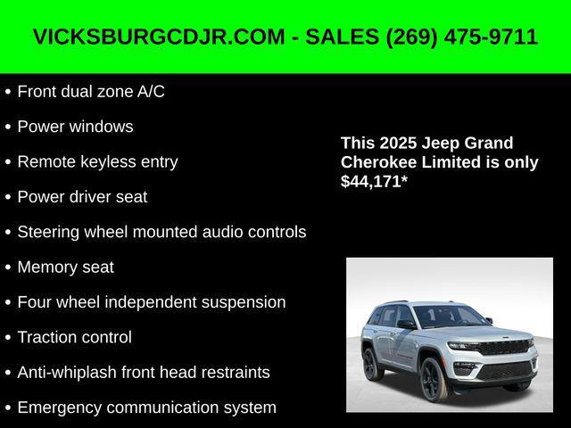 new 2025 Jeep Grand Cherokee car, priced at $44,171