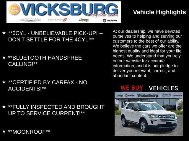 used 2018 Ford Explorer car, priced at $18,195