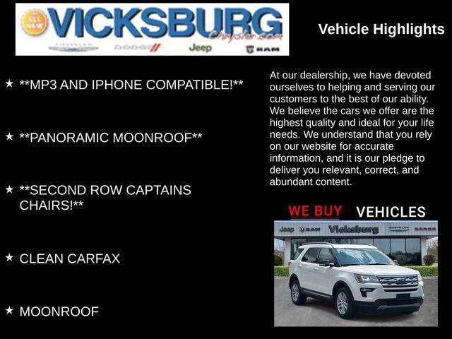 used 2018 Ford Explorer car, priced at $18,195