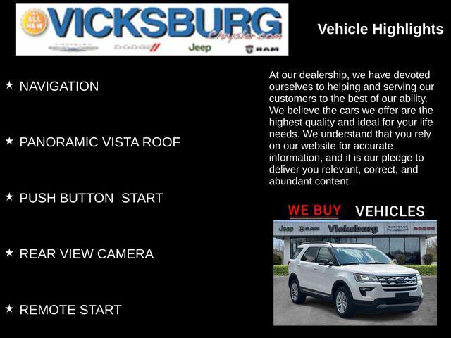 used 2018 Ford Explorer car, priced at $18,195