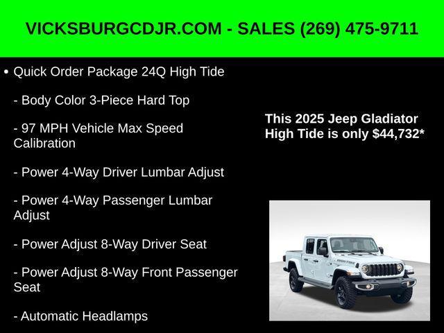 new 2025 Jeep Gladiator car, priced at $44,732