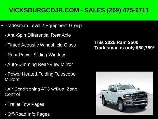 new 2025 Ram 2500 car, priced at $50,789