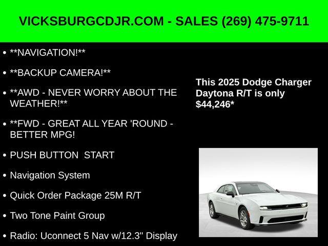 new 2025 Dodge Charger Daytona car, priced at $44,246