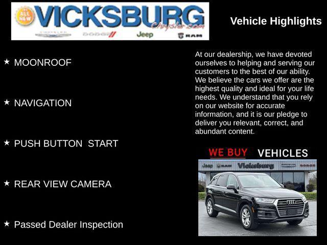 used 2018 Audi Q7 car, priced at $18,924