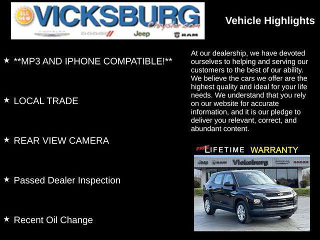 used 2023 Chevrolet TrailBlazer car, priced at $21,190