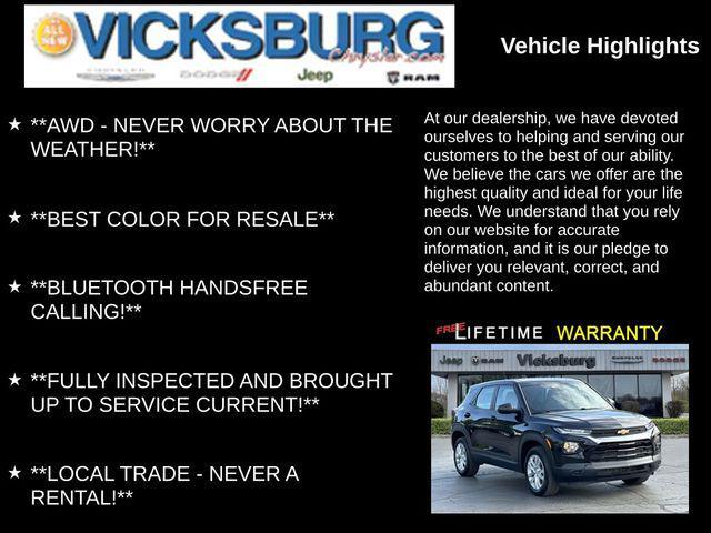 used 2023 Chevrolet TrailBlazer car, priced at $21,190