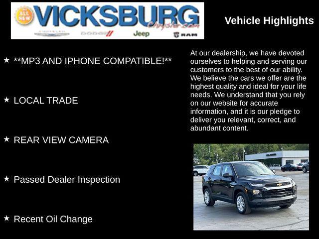 used 2023 Chevrolet TrailBlazer car, priced at $21,079