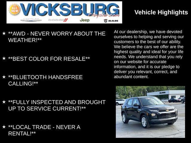 used 2023 Chevrolet TrailBlazer car, priced at $21,079
