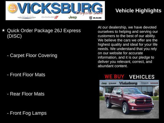 used 2018 Ram 1500 car, priced at $21,175