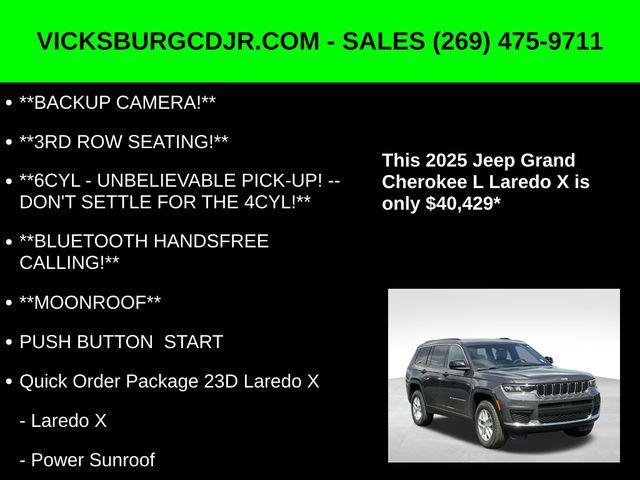 new 2025 Jeep Grand Cherokee L car, priced at $40,429