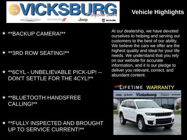 used 2021 Jeep Grand Cherokee L car, priced at $27,995