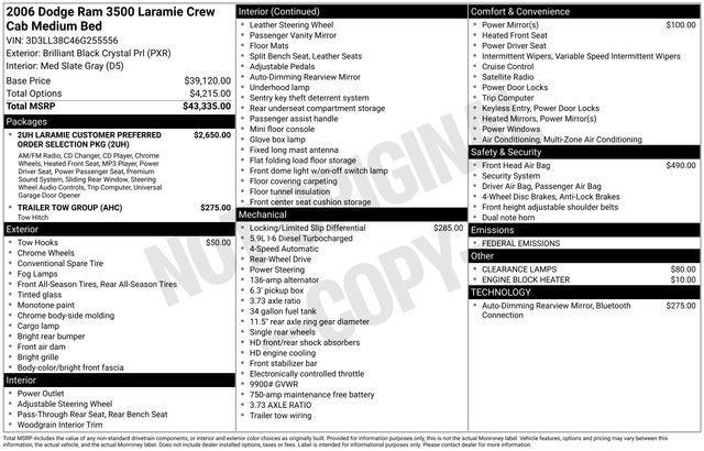 used 2006 Dodge Ram 3500 car, priced at $24,875