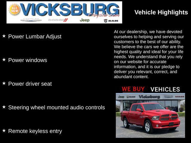 used 2016 Ram 1500 car, priced at $22,575