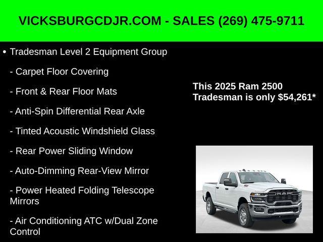 new 2025 Ram 2500 car, priced at $54,261