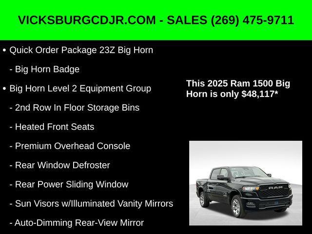 new 2025 Ram 1500 car, priced at $48,117