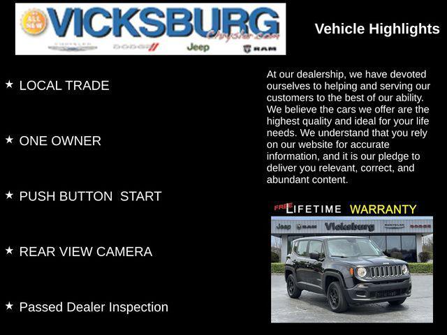 used 2018 Jeep Renegade car, priced at $12,995