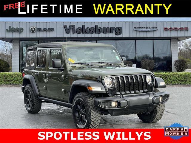 used 2022 Jeep Wrangler Unlimited car, priced at $33,001