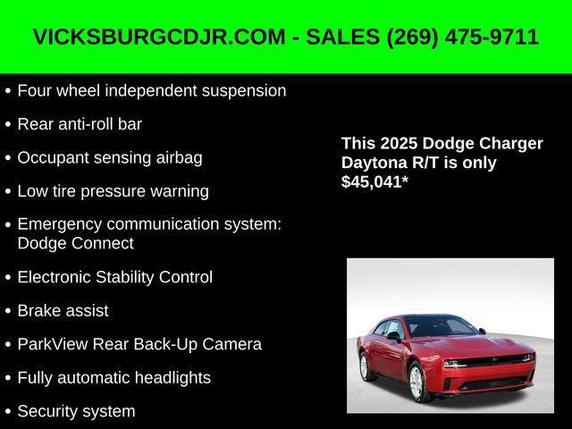 new 2025 Dodge Charger Daytona car, priced at $45,041