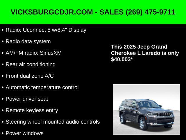 new 2025 Jeep Grand Cherokee L car, priced at $40,003