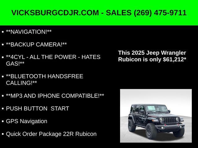 new 2025 Jeep Wrangler car, priced at $61,212