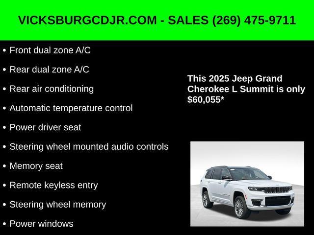 new 2025 Jeep Grand Cherokee L car, priced at $60,055