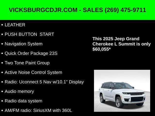 new 2025 Jeep Grand Cherokee L car, priced at $60,055