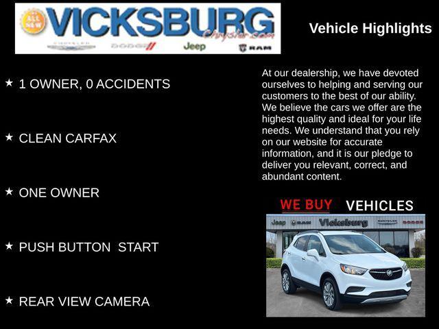 used 2017 Buick Encore car, priced at $12,875
