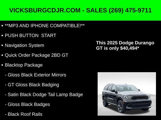 new 2025 Dodge Durango car, priced at $40,494