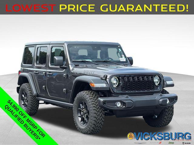 new 2025 Jeep Wrangler car, priced at $49,085