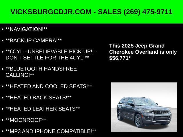 new 2025 Jeep Grand Cherokee car, priced at $56,771