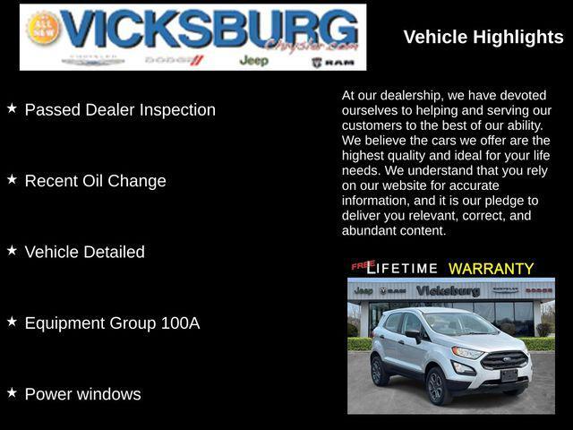 used 2022 Ford EcoSport car, priced at $16,672