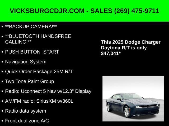 new 2025 Dodge Charger Daytona car, priced at $47,041