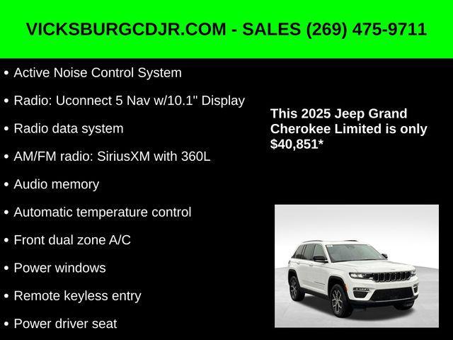 new 2025 Jeep Grand Cherokee car, priced at $40,851