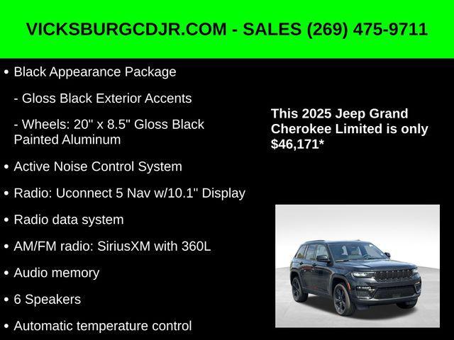 new 2025 Jeep Grand Cherokee car, priced at $46,171