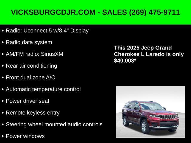 new 2025 Jeep Grand Cherokee L car, priced at $40,003